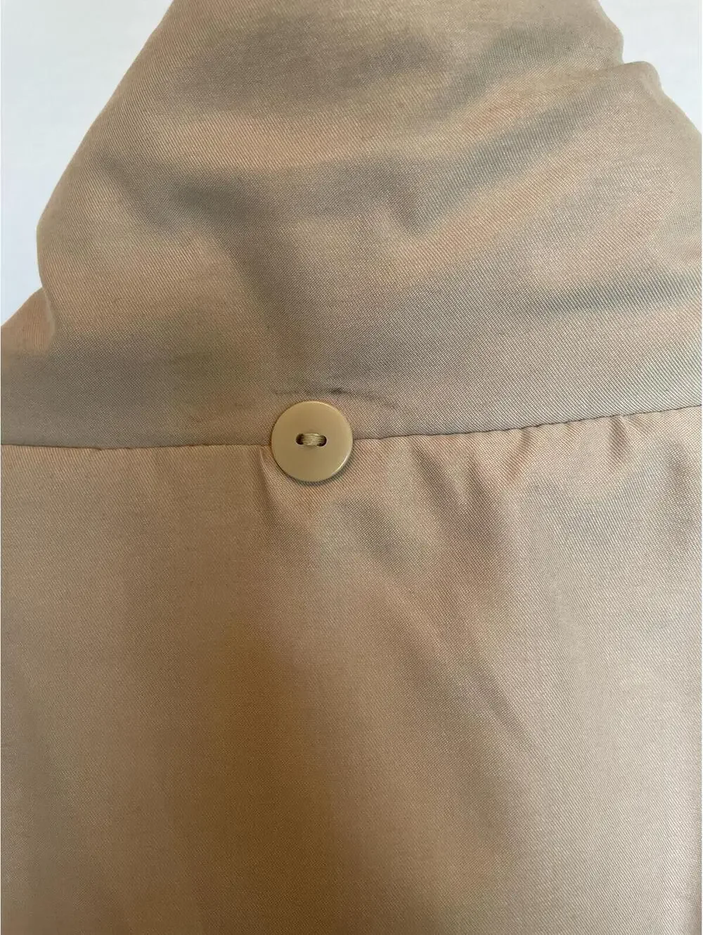 Vintage Men's Herman Kay Down To Earth Puffer Coat 2X Beige Duck Down Beige 90s
